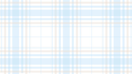 Blue beige and white plaid background