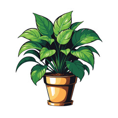 Pottery inspired floral design