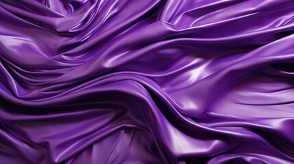Obraz premium Soft texture of silk fabric, purple color, fabric background. The concept of a fashionable background for Christmas and New Year, Valentine's Day holiday.