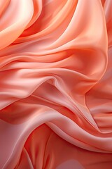 Obraz premium abstract silk texture of peach color