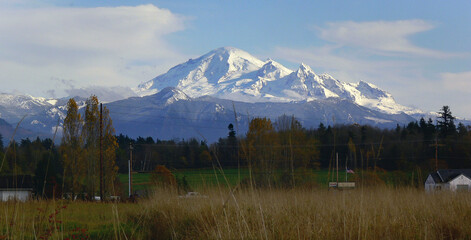 Scenic view of Mount Baker, Northwest Washington State