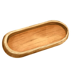 wooden tray set 
