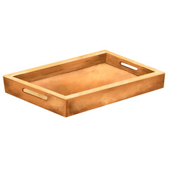 wooden tray set 