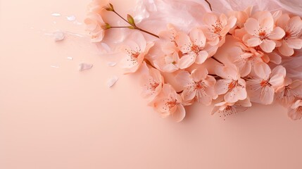 Serene Peach Blossoms Elegance, Soft 2024 Color Trend Emerge.