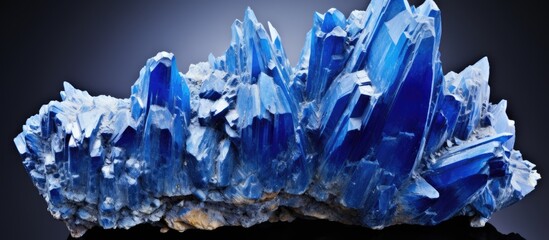 Barite from Nador, Morocco in blue color.