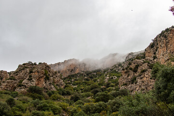 Fototapeta na wymiar Majestic Djebel Zaghouan: Tunisia's Stunning Mountain