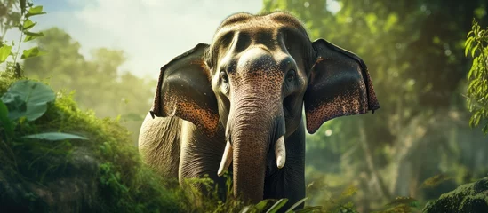 Foto op Aluminium Thai elephant named Muthu Raja residing in Sri Lanka. © AkuAku