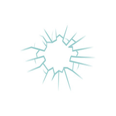 set of broken glass vector elements glass