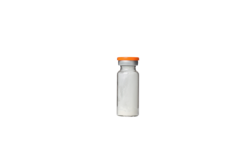PNG, Glass medical bottle with liquid, isolated on white background