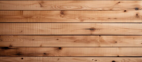 Naklejka premium Wood planks used for construction in a new eco-friendly house.