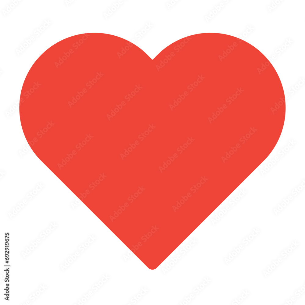 Poster red heart