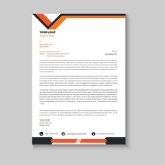  Modern and clean business letterhead template