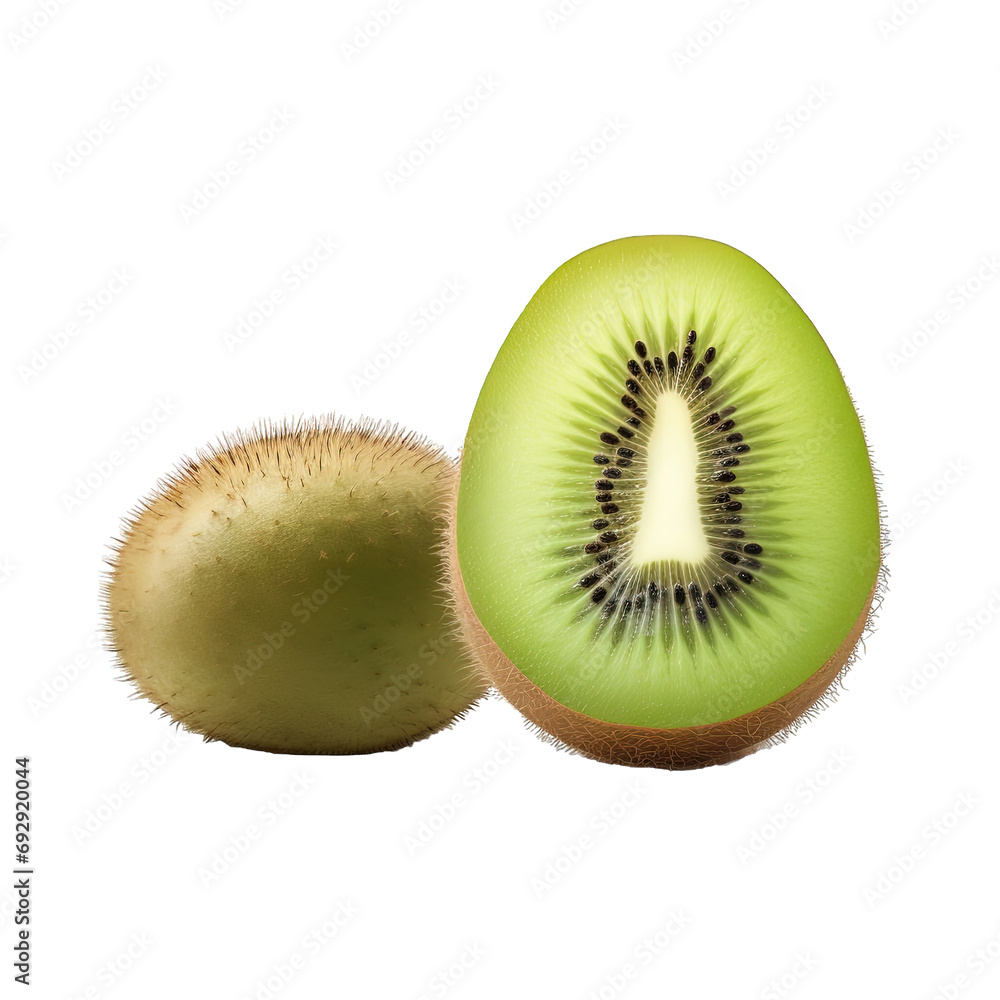 Wall mural Kiwi Fruit Isolated