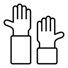 Raise Hand Icon