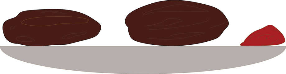 PLATE WITH CUTLET AND SAUCE