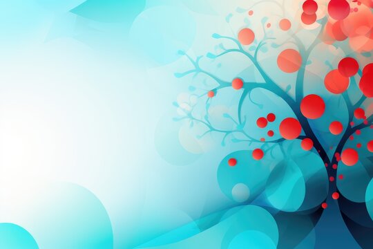 Abstract background with tree and bokeh effect,Abstract background for February 5 - 11: National HIV Testing Week 