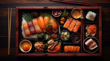 Bento Box Culture, Showcasing a Delectable Variety of Delicious and Crafted Meals for a Flavorful Lunch Experience
