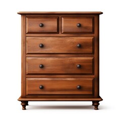Classic Wooden Chest of Drawers - Traditional Home Storage