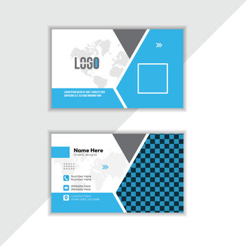 professional and clean business card design.