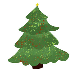 cute colorful tree