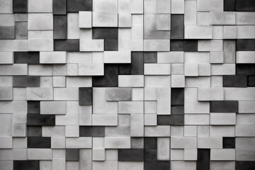 Mosaico en escala de grises.