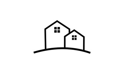 house icon isolated on white