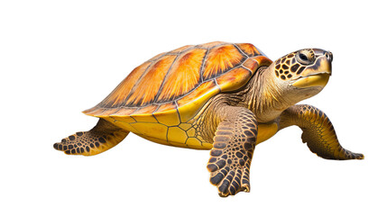 sea turtle isolated on a transparent background