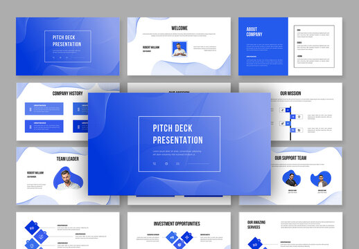 Business Pitch Deck Layout
