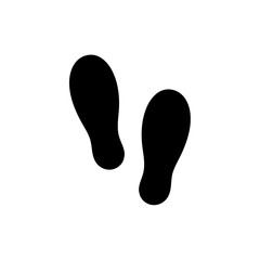 Fototapeta premium human footprints vector 