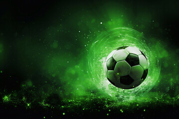Naklejka premium Soccer goal background green vector