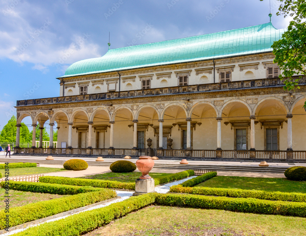 Wall mural Queen Ann’s Summer Palace in Royal garden near Prague Castle, Czech Republic