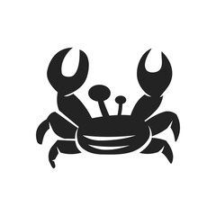 Crab Logo template Isolated. Brand Identity. Icon Abstract Vector graphic