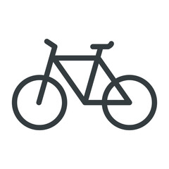 Bicycle icon vector on trendy design