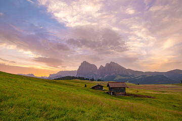 Seiser Alm or Alpe di Siusi, UNESCO World Heritage. Perfect for families, stunning views, and immersive nature encounters. The Dolomites' beauty defines Europe's largest mountain plateau