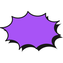 Explosion Comic Bubble