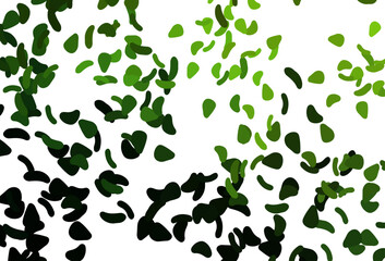 Light Orange vector texture with random forms.