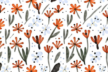 lively flower background Mix colors and flowers in harmony. , various image elements of spring A perfect blend of natural beauty and artistic expression.