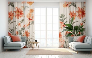 Botanical Beauty Curtains .