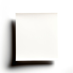 blank white paper on white, Paper Card memo