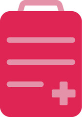 Obraz premium Health, medical, medical report icon