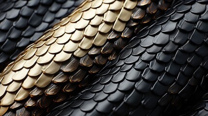 Snake skin, texture pattern of reptile skin, snake, crocodile, alligator, dinosaur, tail. Beautiful...