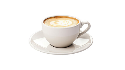 cup of coffee isolated on a transparent background