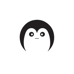 Penguin in cartoon, doodle style. Isolated 2d vector illustration in logo, icon, sketch style, Eps 10, black and white. AI Generative