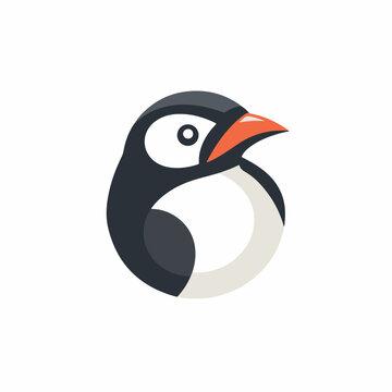 Penguin in cartoon, doodle style. Isolated 2d vector illustration in logo, icon, sketch style, Eps 10. AI Generative