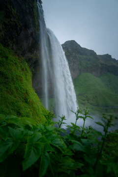 Icelandic Cascade: Majestic Waterfall in the Heart of Iceland's Pristine Wilderness