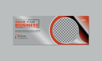 Business social media post facebook cover banner template.