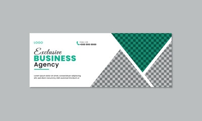 Business social media post facebook cover banner template, Business promotion and corporate facebook cover template.