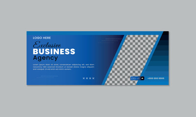 Corporate business annual report catalog magazine flyer template, facebook cover design template.