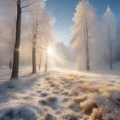 morning in the forest