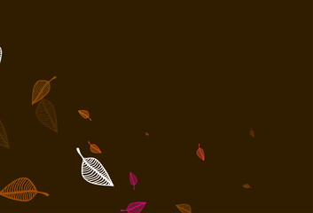 Light Pink, Yellow vector sketch texture.